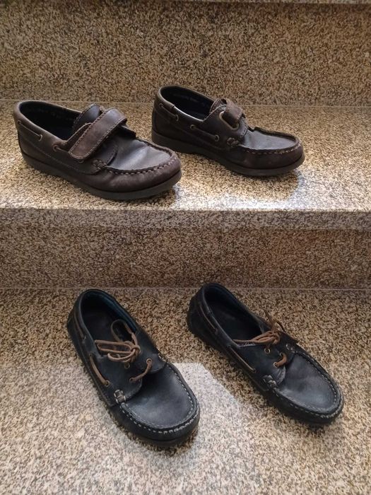 Sapatos de couro tamanho 32