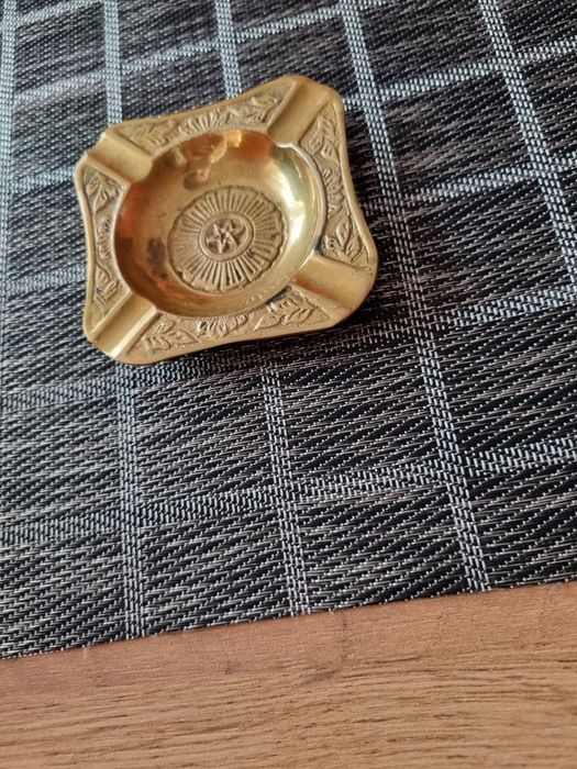 popielniczka mosiądz vintage Indie