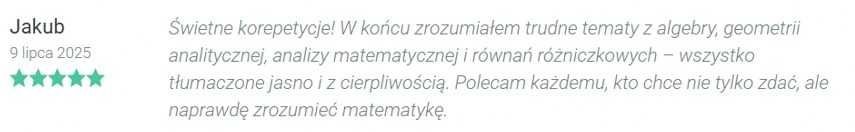 uczelnie wyższe / szkoły średnie - korepetycje z matematyki