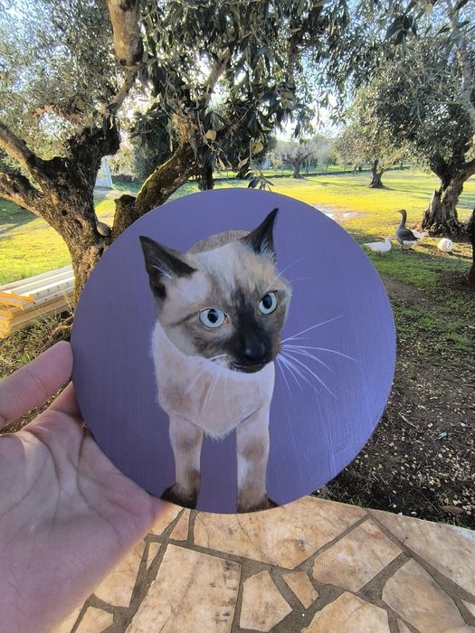 Quadros de pets feitos á mão