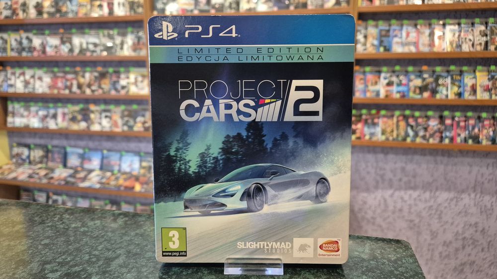 Project CARS 2 – Édition Limitée Steelbook PS4 PAL, Bon état, Jeux Inclus