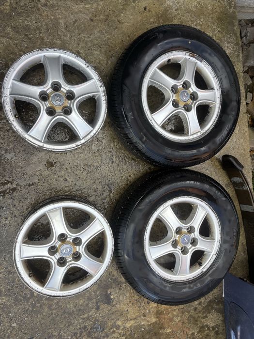 Комплект легкосплавних дисків 5x114.3 R16 6.5 j  dia 67.1 диски титани hyundai tucson santafe santa fe kia sportage carens sonata elantra lancer