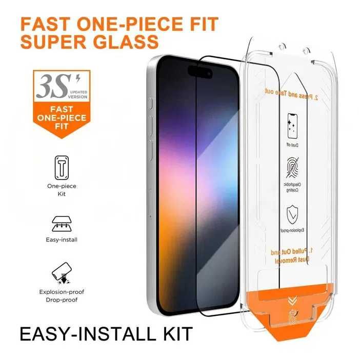 Захисне скло для iPhone 17 DustFree Box Easy Install стекло айфон 17