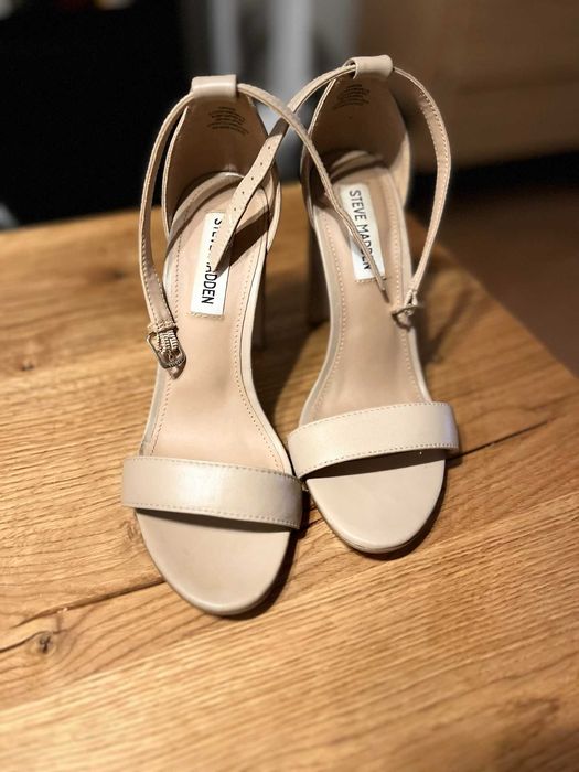 Steve madden sandały nude beż roz. 37