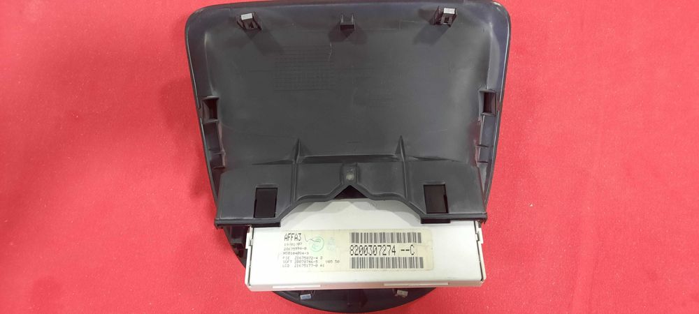Display Informativo com Moldura, Renault Clio III de 2005 a 2009
