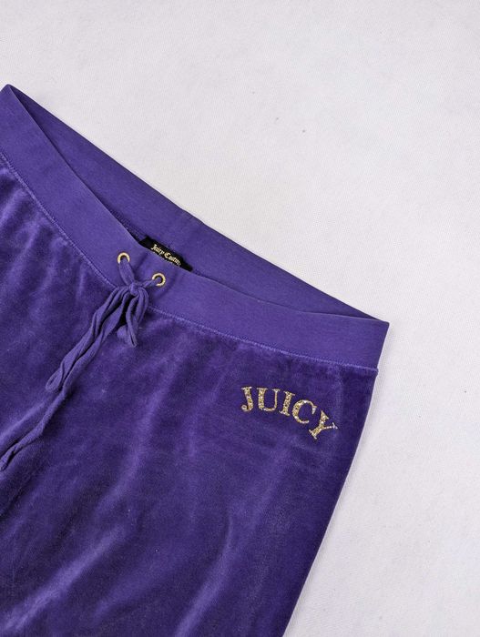 Juicy Couture fioletowe spodnie dresowe dresy M