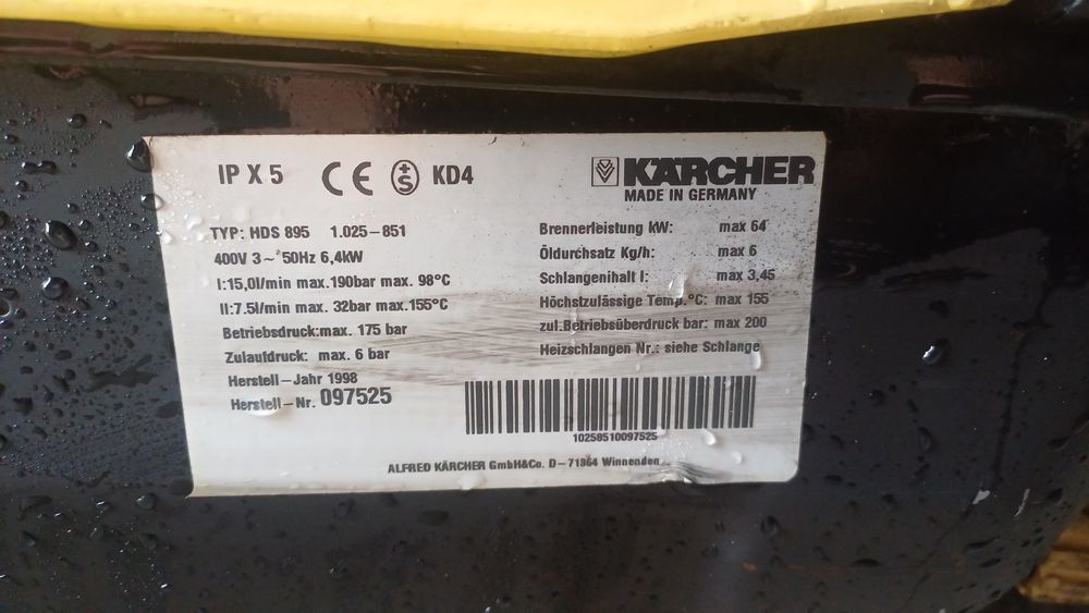 Myjka ciśnieniowa Karcher HDS 895