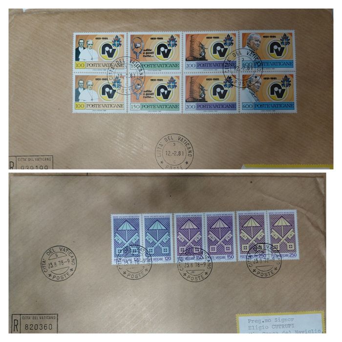 Колекція конвертів Ватикану (1980–1984)