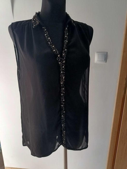 Czarna elegancka bluzka Vero moda rozm M