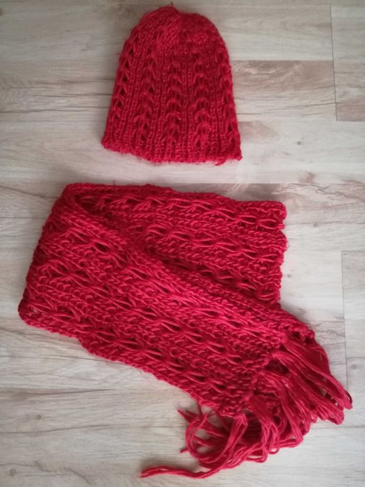 Damski komplet czapka + szalik