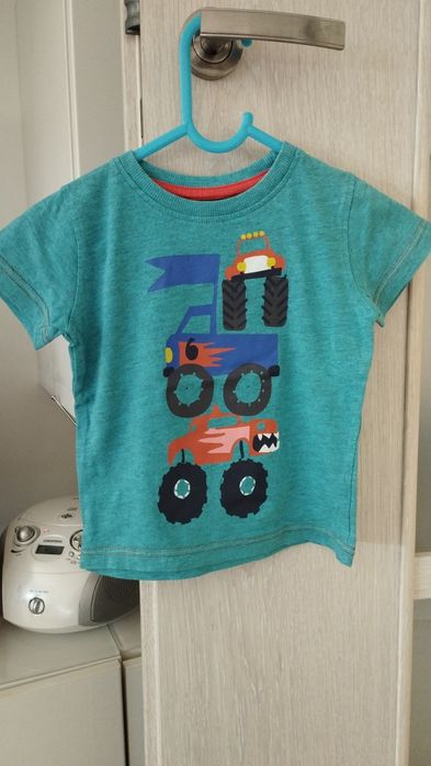 Zestaw T-shirtów koszulek dla chłopca Mayoral Next H&M r. 80-86 (8szt)