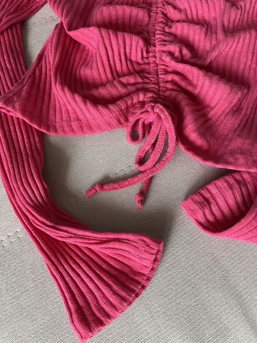 Топ новий, кроп топ, топ на затяшках, лонг