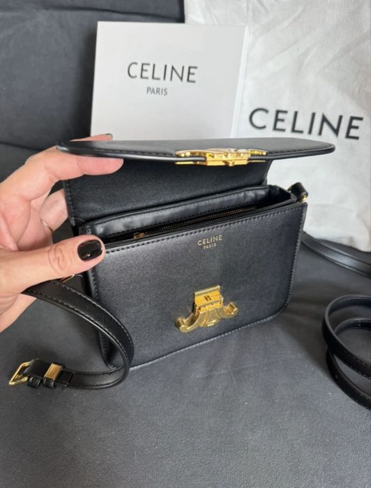 Czarna torebka firmy Celine