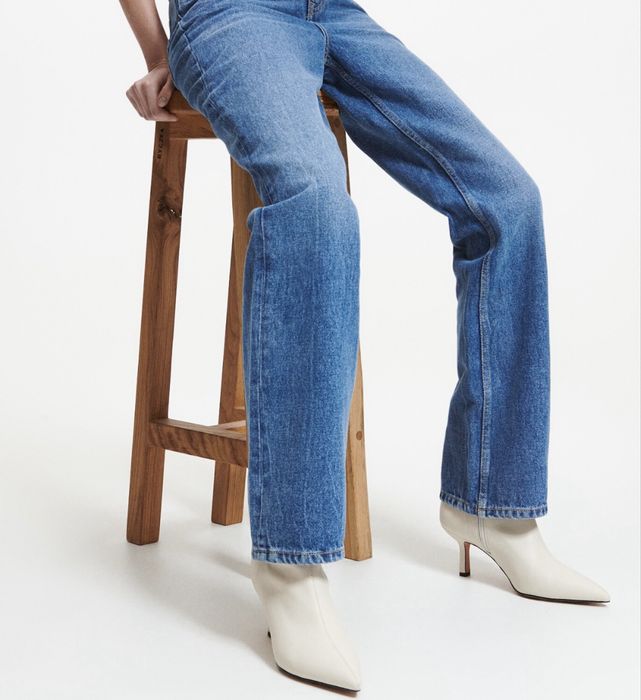 Skórzane botki na korku Reserved