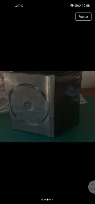 20 capas para DVD pretas