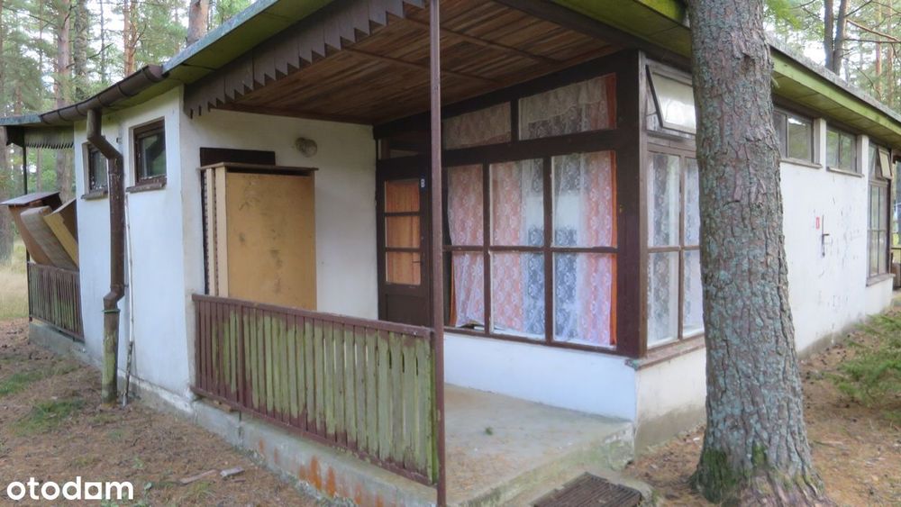 sprzedam dom rekreacyjny nad jeziorem Jasień
