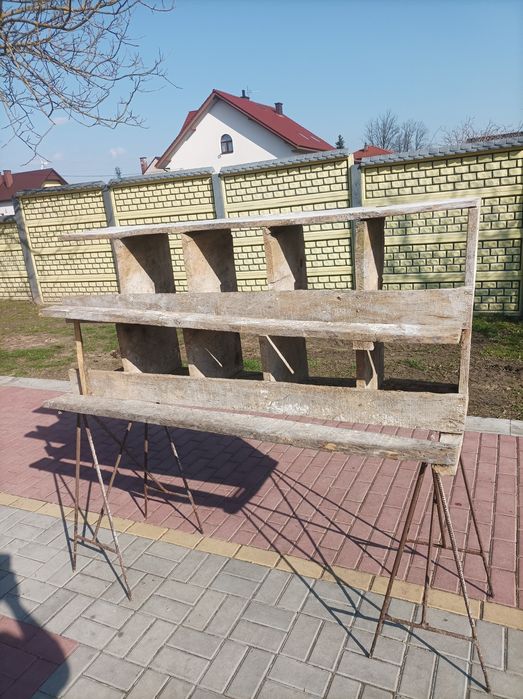 Grzęda dla kur gniazda na 8 +stojaki