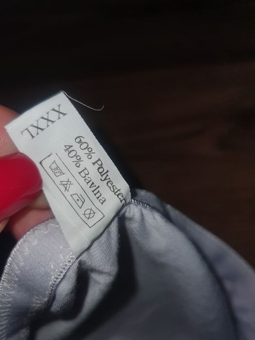 Figi majtki damskie białe XXXL vintage