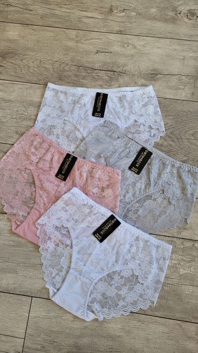 Dorimodes 4 pary majtek XL koronkowe