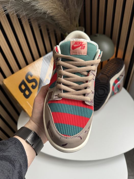 ТОП! Nike SB Dunk Low Freddy Krueger 41 42 43 44 45 найк данк фреді