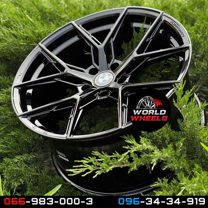 Диски R20 5x120 BMW X5 X6 E53 E70 F15 E71 F16 VOSSEN разноширокие черные ковка