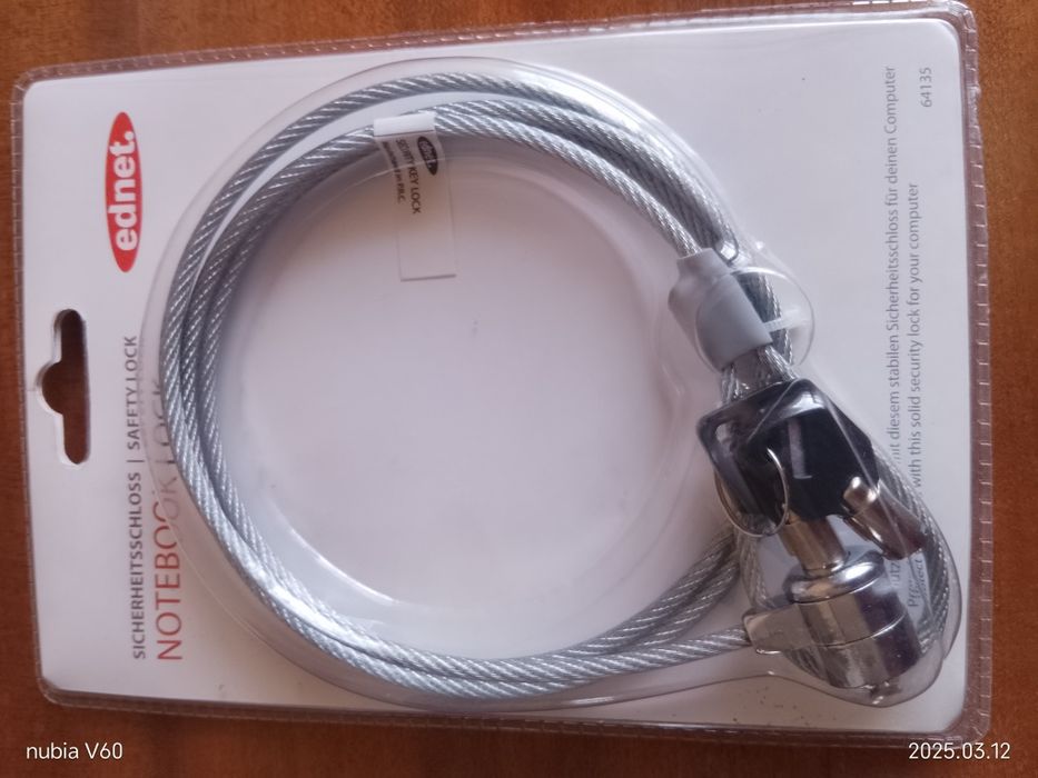 Тросик із замком до ноутбука BELKIN NOTEBOOK SECURITY LOCK (F8E550EA)