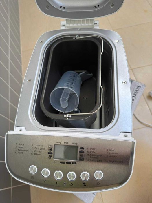 Máquina de Fazer Pão SilverCrest 850W (16 Programas) - Com Caixa Original