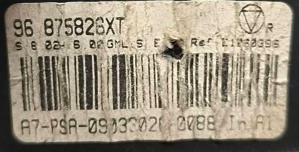 Comando Chauffage / Sofagem 96875826XT - PEUGEOT 207/207+