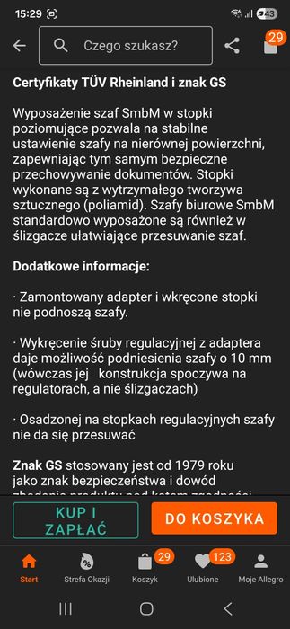 Szafa metalowa na dokumenty biurowe garaz Malow