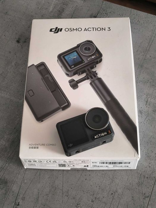 DJI Osmo Action 3 Adventure Combo + dodatkowe akcesoria