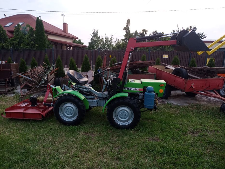 Ładowarka Ogrodnicza TRAKTOREK miniCiągnik 4x4 tz4k14 agrozet czeski