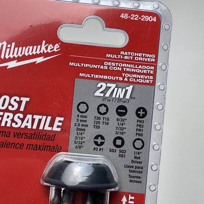 Milwaukee Викрутка 27в1 48-22-2904 з США