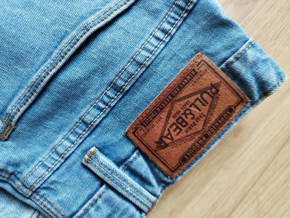Spodnie jeans pułk& bear S