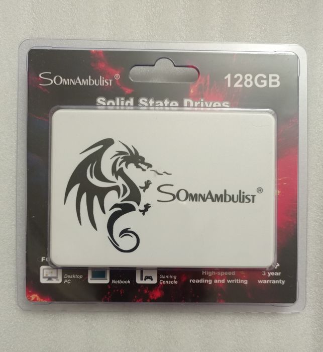 Новый sata ssd на 128gb