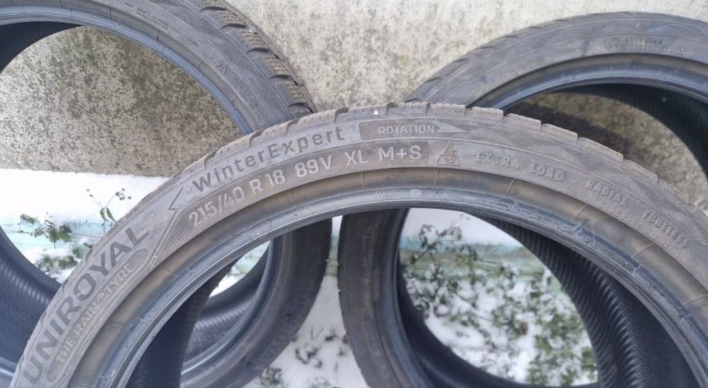 Opony zimowe 215/40 R 18