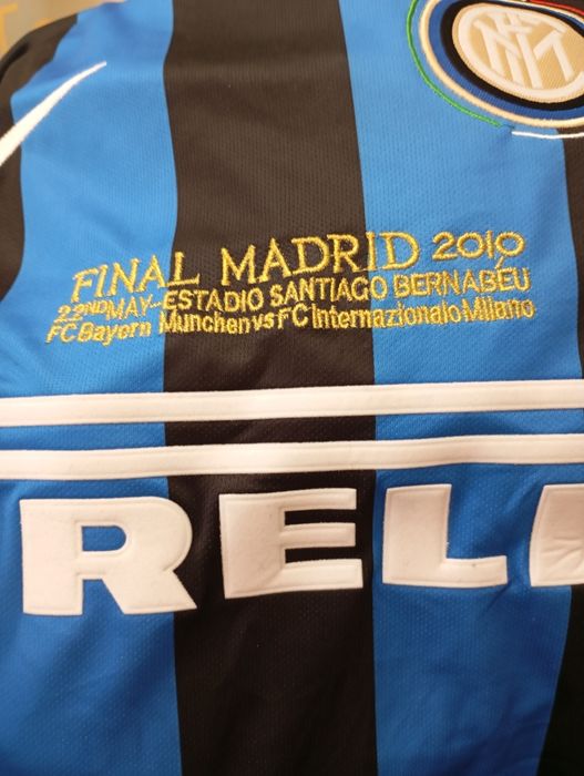 Camisola do inter de Milão final de liga dos campeões