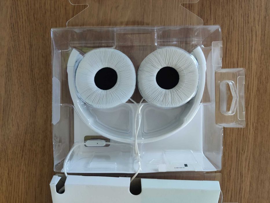 Auscultadores Headphones Sony MDR-ZX110AP NOVOS c/ almofada e micro