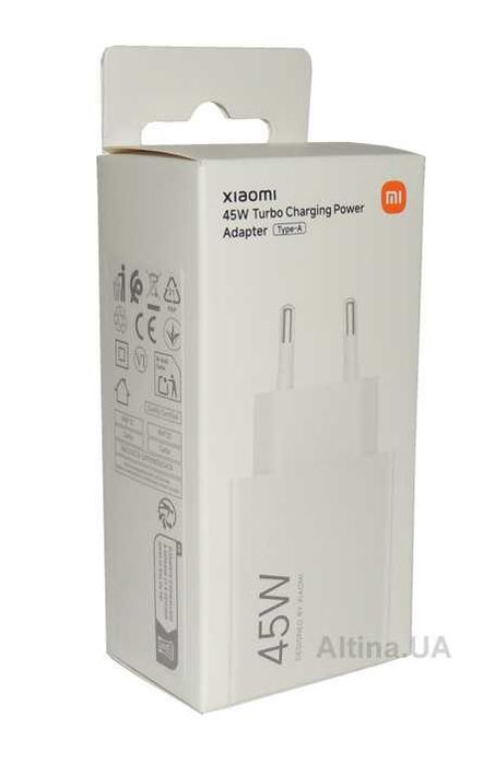 Зарядний пристрій Xiaomi 45W Turbo Charging USB-A (BHR07SLEU)