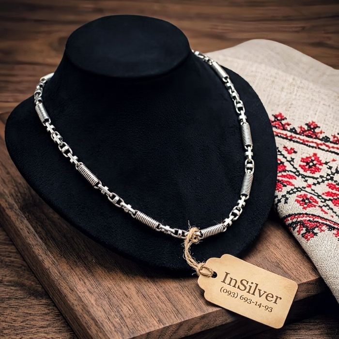 Срібний ланцюжок 35г серебряная цепочка серебро 925  срібна мужская