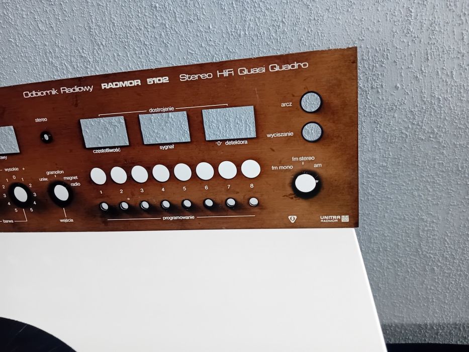 Panel płyta czołowa Unitra Radmor 5102