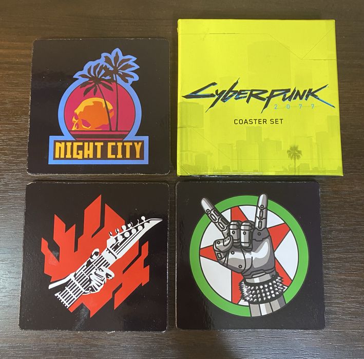 Cyberpunk 2077: Coaster Set, підставки під чашку (комплект не повний)