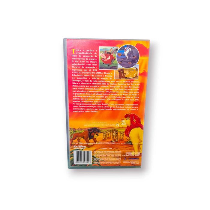 VHS Disney “O Rei Leão II – O Reino de Simba” | Edição Portuguesa