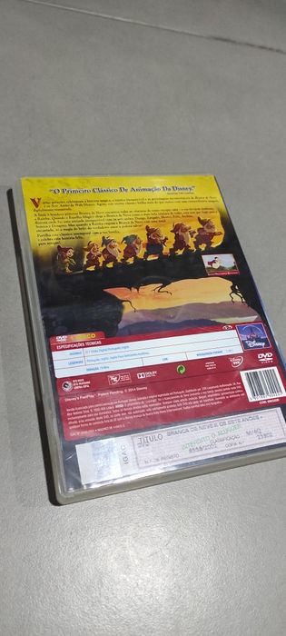 DVD Branca de neve Disney