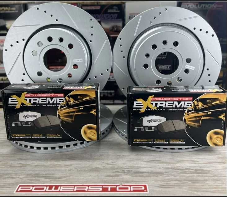 Гальмівні диски  колодки Power Stop  Porsche Cayenne, Macan, Panamera