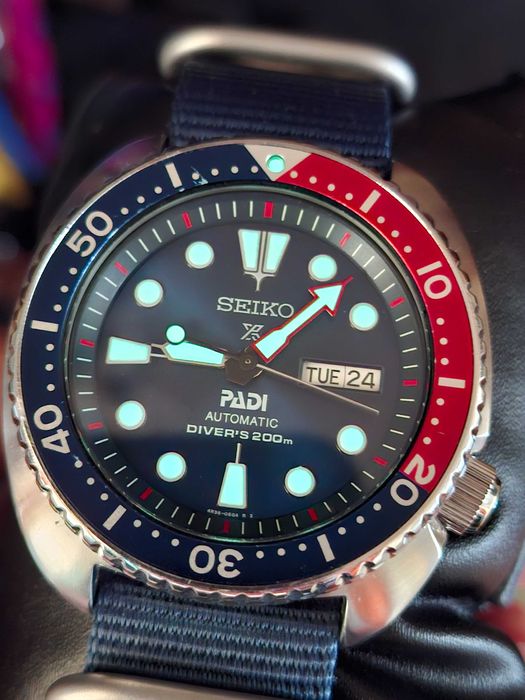 Zegarek męski Seiko Prospex Sea Automatic Turtle PADI Special Edition