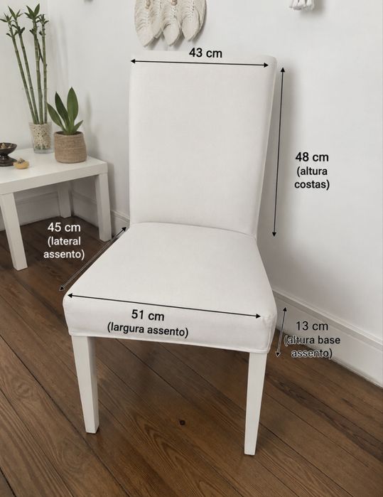 Mesa extensivel com 4 cadeiras do Ikea