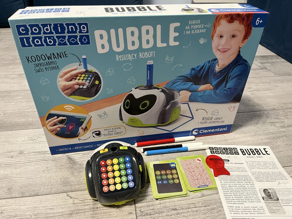 Robot Rysujący Bubble Kodowanie Clementoni 6+