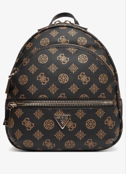 Damski plecak guess brązowy