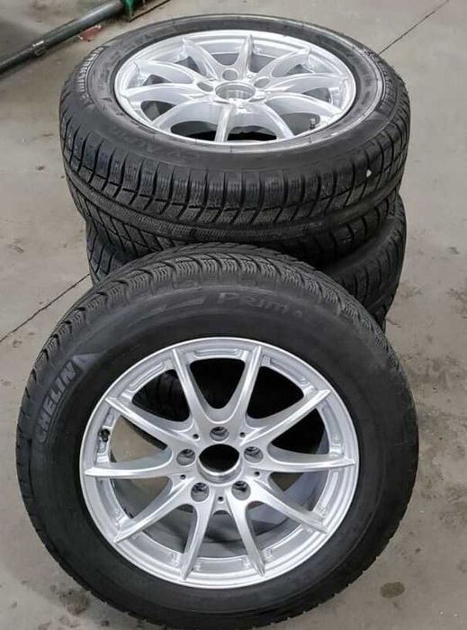 Koła opony zimowe felgi alu Mercedes E W212 225/55 R16 Michelin 7mm