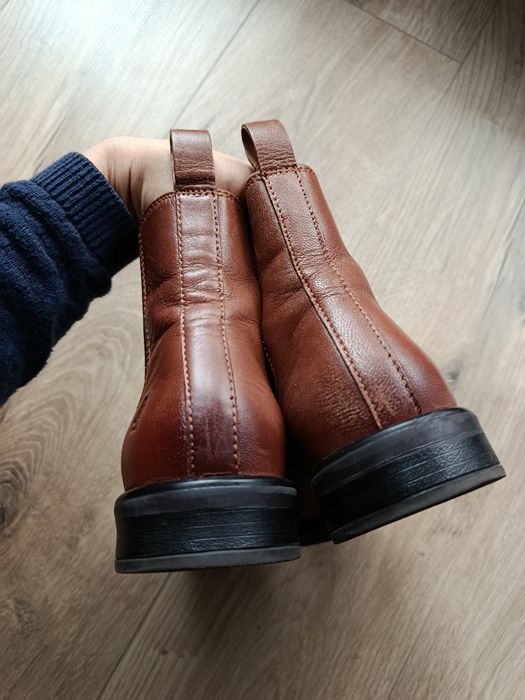 Botki sztyblety kozaki skórzane Next Hush Puppies r.37